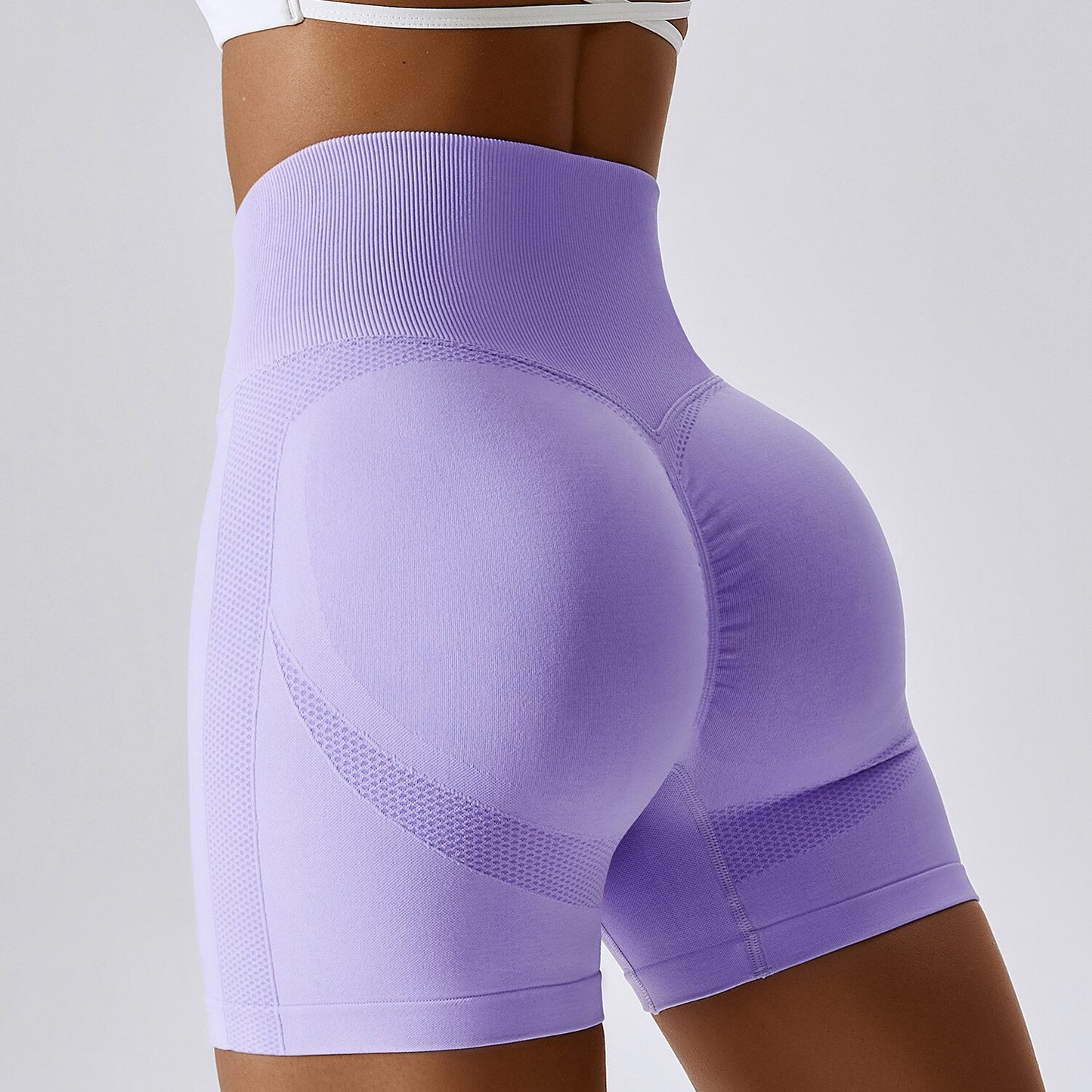 High Waist Seamless Yoga Shorts