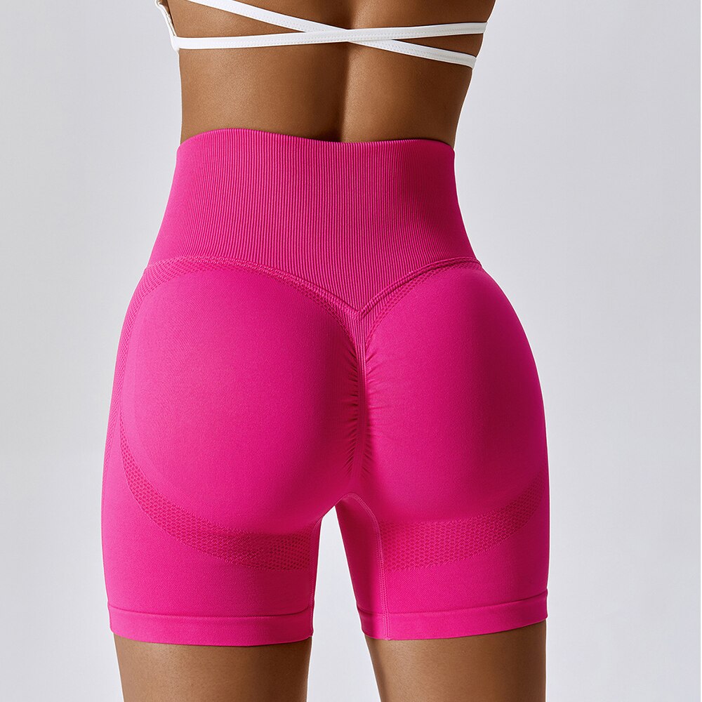 High Waist Seamless Yoga Shorts