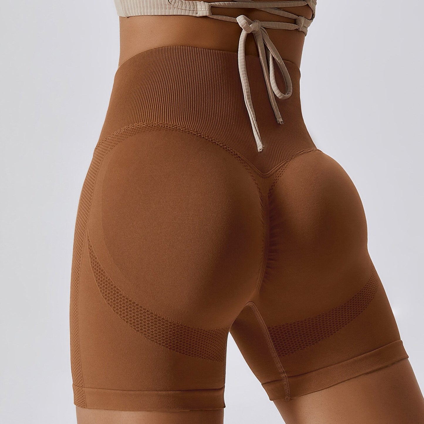 High Waist Seamless Yoga Shorts