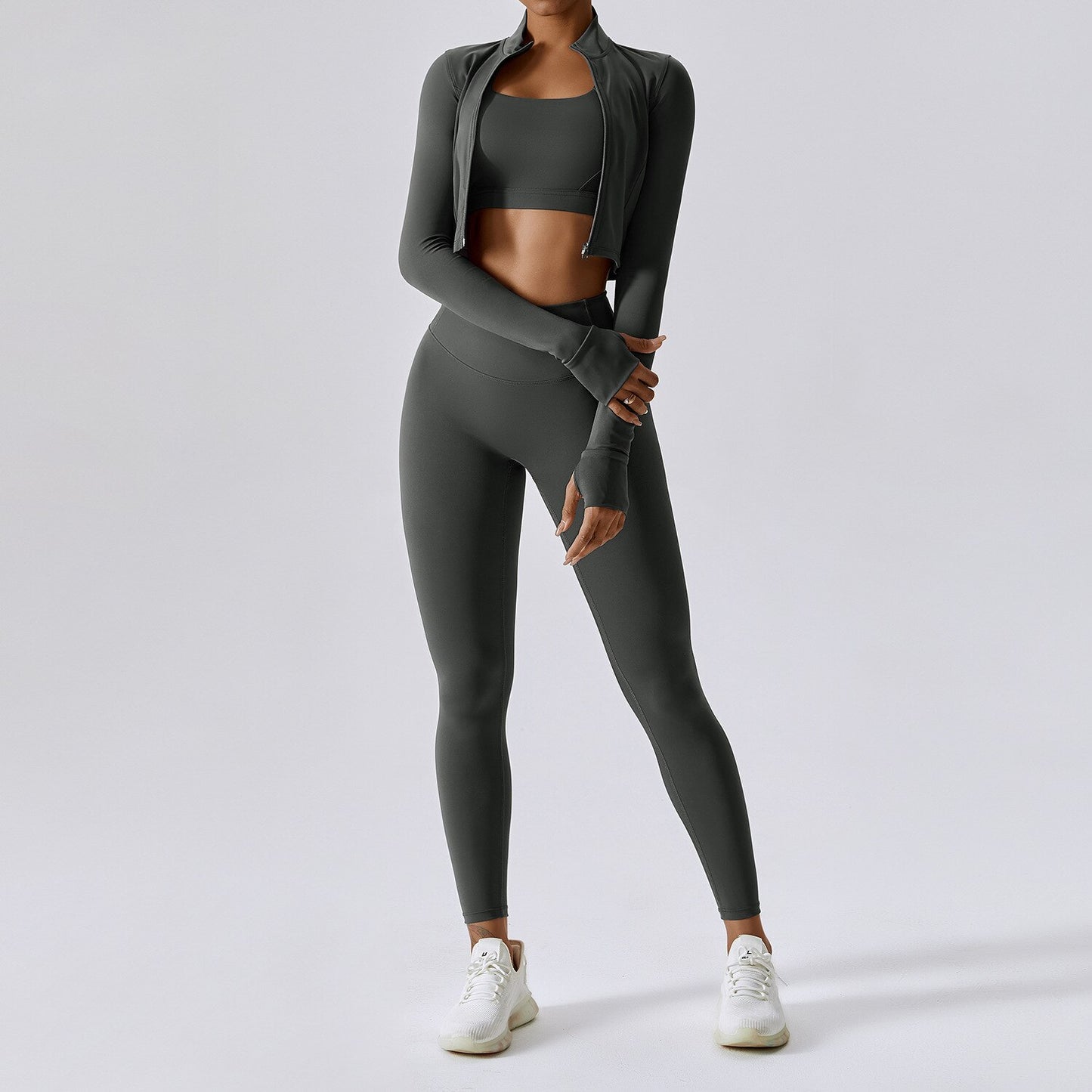 3PC Women Yoga Tracksuit