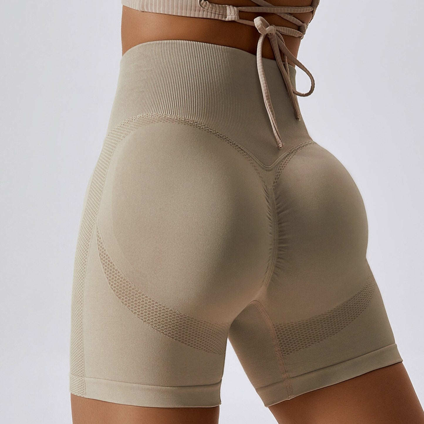 High Waist Seamless Yoga Shorts