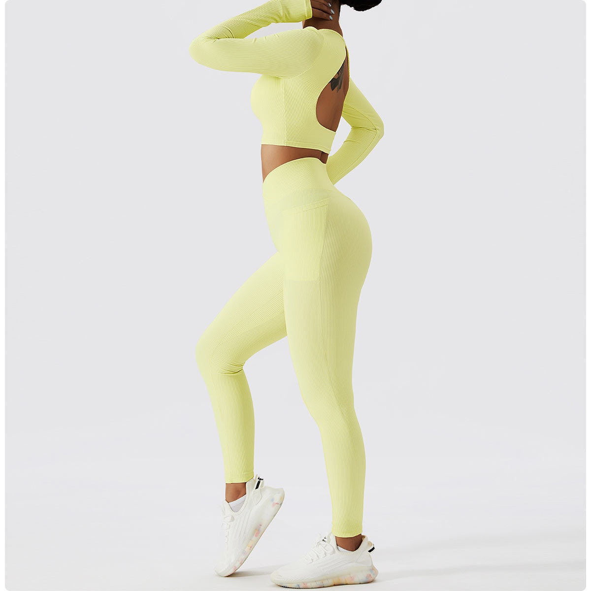 Ribbed Yoga Set