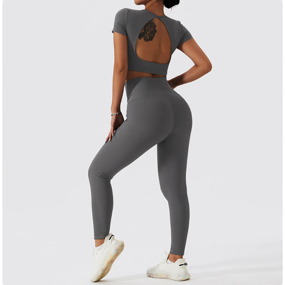 Ribbed Yoga Set