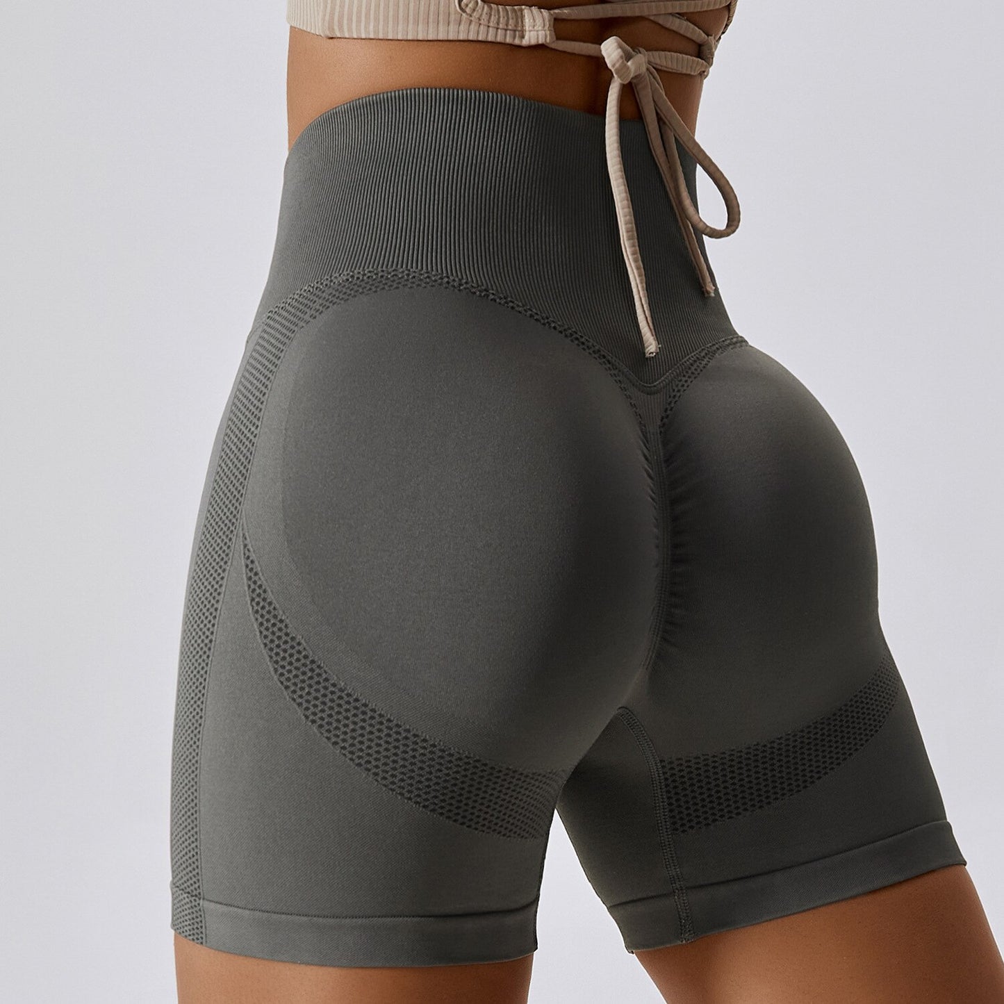 High Waist Seamless Yoga Shorts